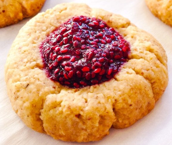 CHIA JAM THUMBPRINT COOKIES