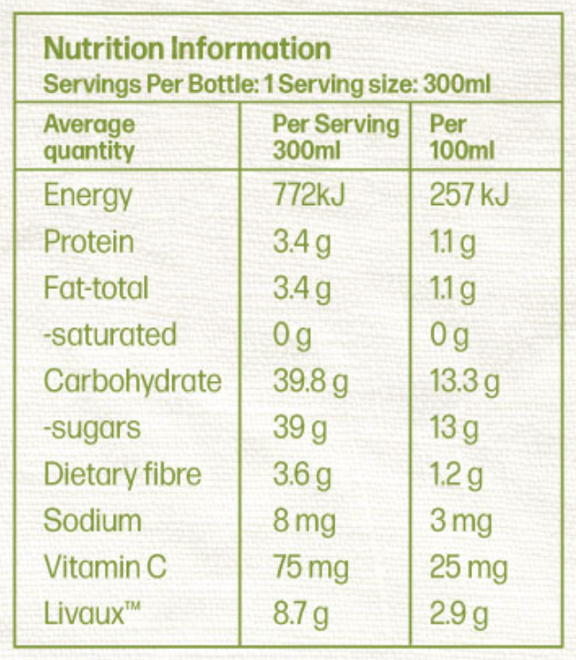 Prebiotic Feijoa Smoothie 300ml x12 Pack